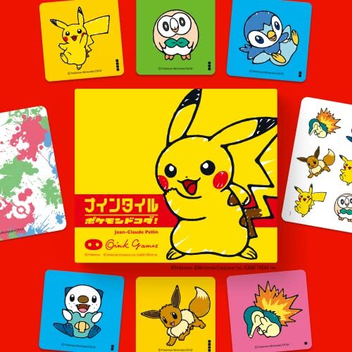 Gioco Da Tavolo Oink Games Nove Piastrelle - Versione Pokemon Dokoda