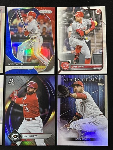 6 Card Baseball Lot Joey Votto Cincinnati Reds Parallel , Insert , Chrome & More - Picture 3 of 6