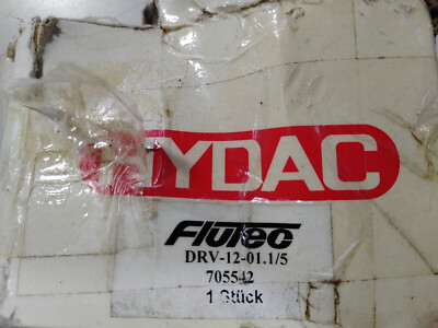 Hydac DRV-12-01.1/5 Flow Control Valve Module 705542 Flutec 5000 PSI Unit (T1DW1