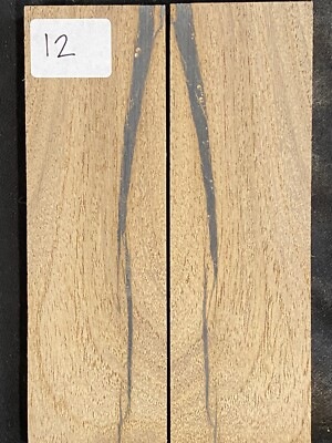 Bookmatched - Mesquite Wood Knife Scale Tool Handle Blank 5'' x 1-1/2'' x 3/8'' W1
