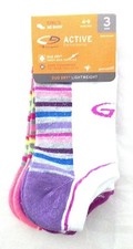 Champion Girls 3 Pairs Socks Sizes 4-9