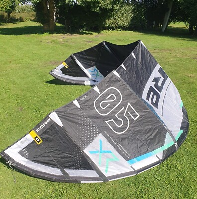 Core XR8 Kite - 5 m² - schwarz - Kitesurfen / Kiteboarding