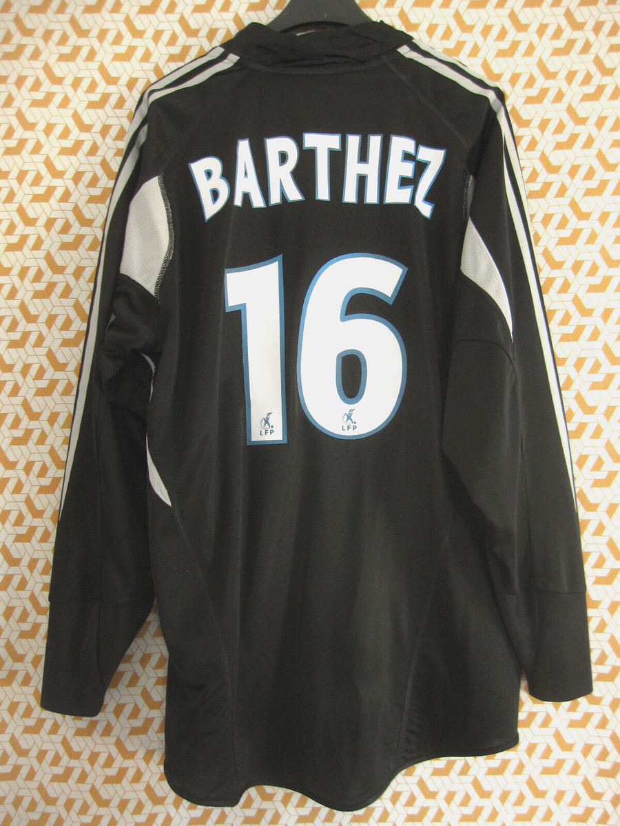 Maillot OM Gardien 2004-2005 - Barthez - Adidas - Taille M - Long