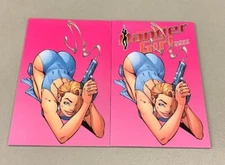 2x DANGER GIRL GALLERY EDITION JETPACK COMICS KRIS EXCL; VIRGIN VAR CAMPBELL