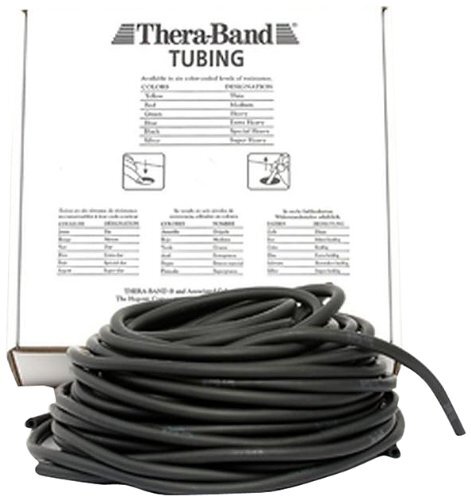 Thera-Band® 7,50m Tubing Tubes SCHWARZ Besonders Schwer & Stark
