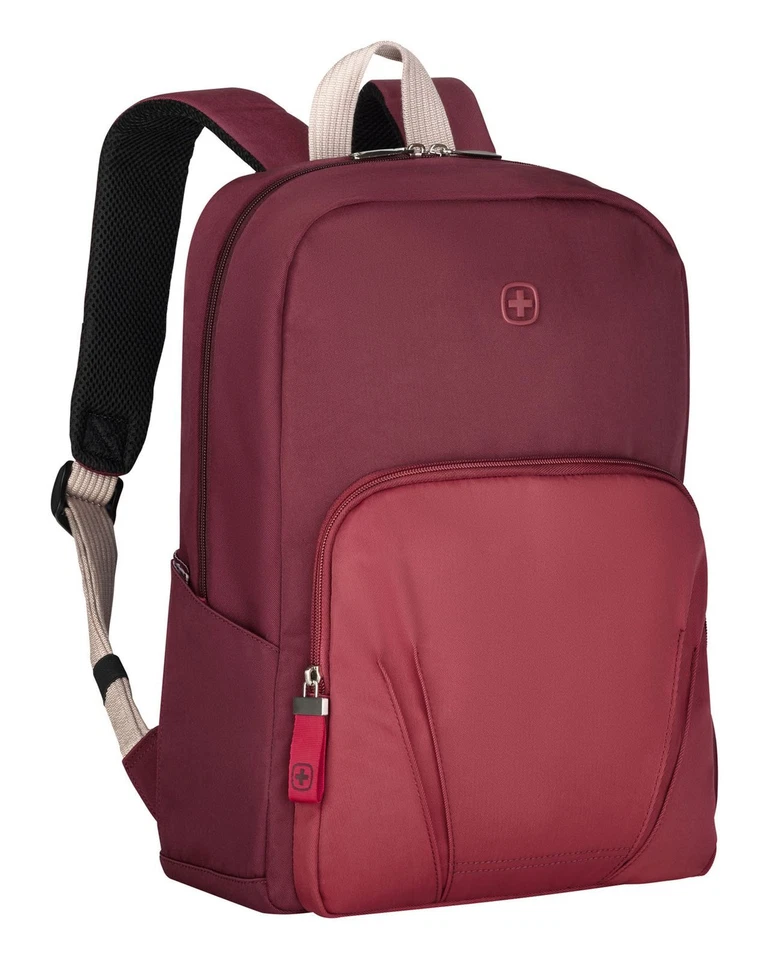 WENGER Motion 15.6" Laptop Backpack Rucksack Digital Red dunkelrot koralle Neu - Bild 3 von 4