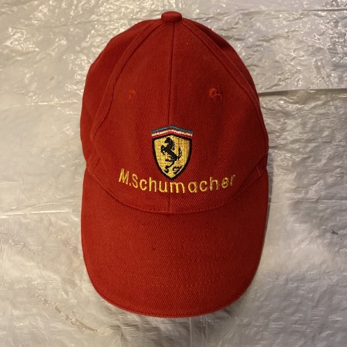 Vintage Very Rare Michael Schumacher Ferrari Formula F1 Racing hat cap - Picture 1 of 2