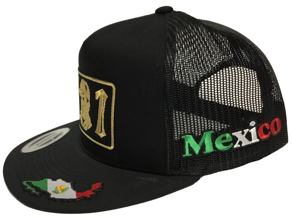 Mexico El Chapo Guzman Hat Camo Black mesh at Men's Clothing store Mexico El Chapo Guzman Hat Camo Black mesh at Men's Clothing store