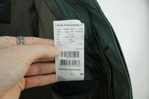 Strellson Swiss Cross Combat Military Green Casual Jacket Men's Regular 48 / M - Picture 15 of 15