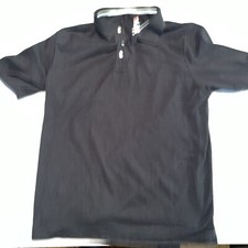 Hanes Men  s X-Temp Black Short Sleeve Polo Shirt, Size - XL