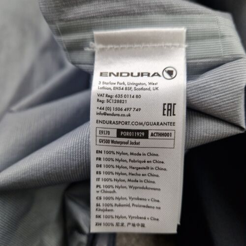 Giacca Endura Uomo Extra Large Nera Exoshell Impermeabile Cappotto MTB Mountain Bike - Foto 9 di 12