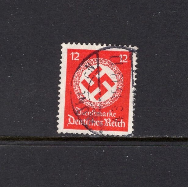 Germany 1934 12pf OFFICIAL STAMP SWASTIKA SC O86 VFU | eBay