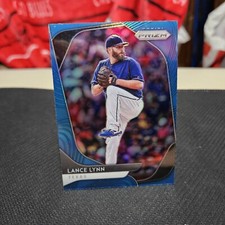 Lance Lynn 2020 Prizm Baseball Carolina Blue Prizms Card #127