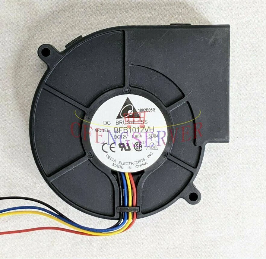 One For Delta 97*97*33mm BFB1012VH 9733 12V 1.80A industrial blower fan 4Pin