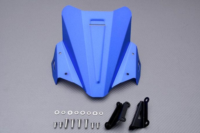 Bulle bleue en aluminium pour YAMAHA MT09 2021-2023 | Saut-de-vent RN69