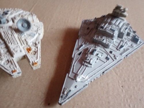 Kenner Star Wars 1979 Die-Cast Ship Lot Millennium Falcon Star Destroyer Vintage - Picture 23 of 24