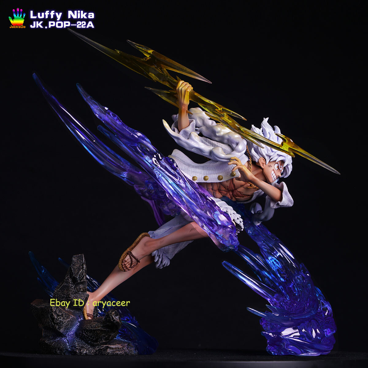 JacksDo JK. POP-22 A Luffy Nika Limited Figure Statue In Stock | eBay 
