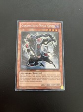YU GI OH CARTA GRANMAESTRO NINJA HANZO RARA SEGRETA CT09-IT003 ED LIMITATA DECK