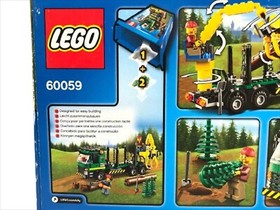 LEGO 60059 5-12 Lego City Logging Truck With 2 Minifigures Sealed ABS