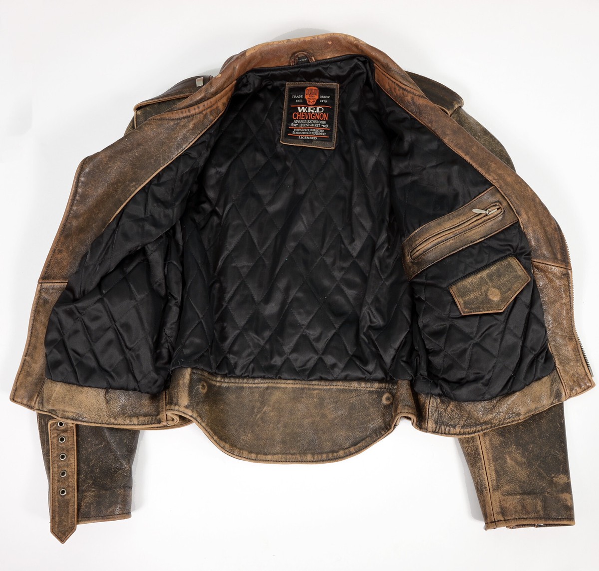 ジャケット・アウター 80s chevignon Leather jacket brown s CHARLES CHEVIGNON Pilot Leather Jacket 1980s . Tan Leather