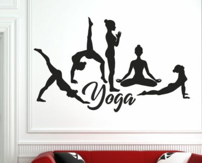 Wandtattoo Wandaufkleber Aufkleber Buddha Yin Yang Namaste Lotus  YOGA Om 271