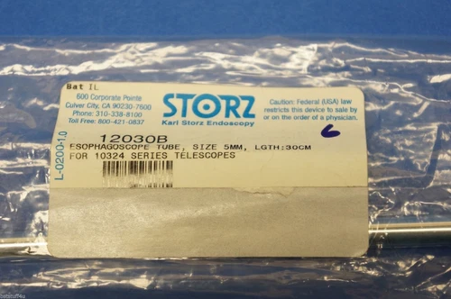 Karl Storz 12030B Esophagoscope Rohr Größe 5mm Länge 30cm Für 10324 Serie - Bild 2 von 5