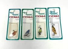 * THE REEF RUNNER * CICADA 1/8 OZ ' LOT OF 4 '- JIGGING/TROLLING/CASTING