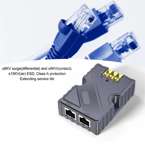 150W PoE Injector DC48-57V, 3A for Starlink Internet Kit Surge Protection LAN - Picture 5 of 24