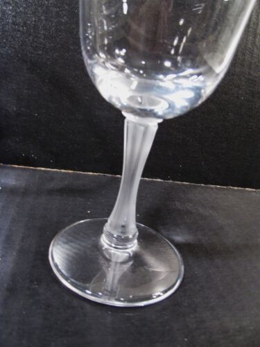 Art Deco Lalique Crystal France Barsac 4 - 5 calici vino rosso bordeaux 7/8" - Foto 3 di 7