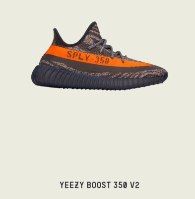 Adidas Yeezy Boost V2 Carbon Beluga    EU 42 2/3