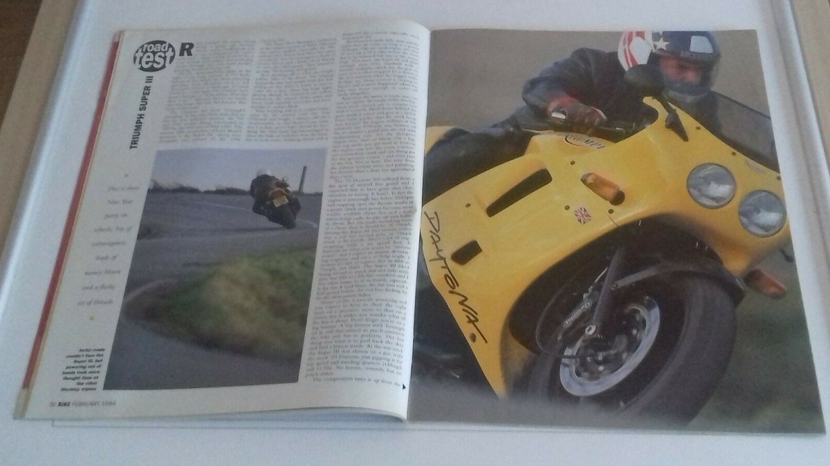 Bike Magazine February 1994 250th Issue Kawasaki ZX Yamaha FZR