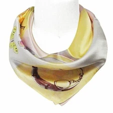 Wrapables 100% Silk Neckerchief Square Scarf, Cosmo