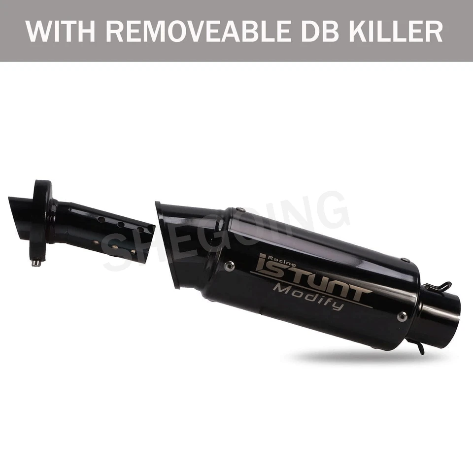 Escape de motocicleta antideslizante para Kawasaki Ninja 250 250R Z250 Ninja 300 2008-2018 Foto 2 de 4