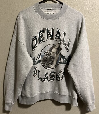 Abercrombie Denali Alaska Crewneck Sweatshirt - Size Medium