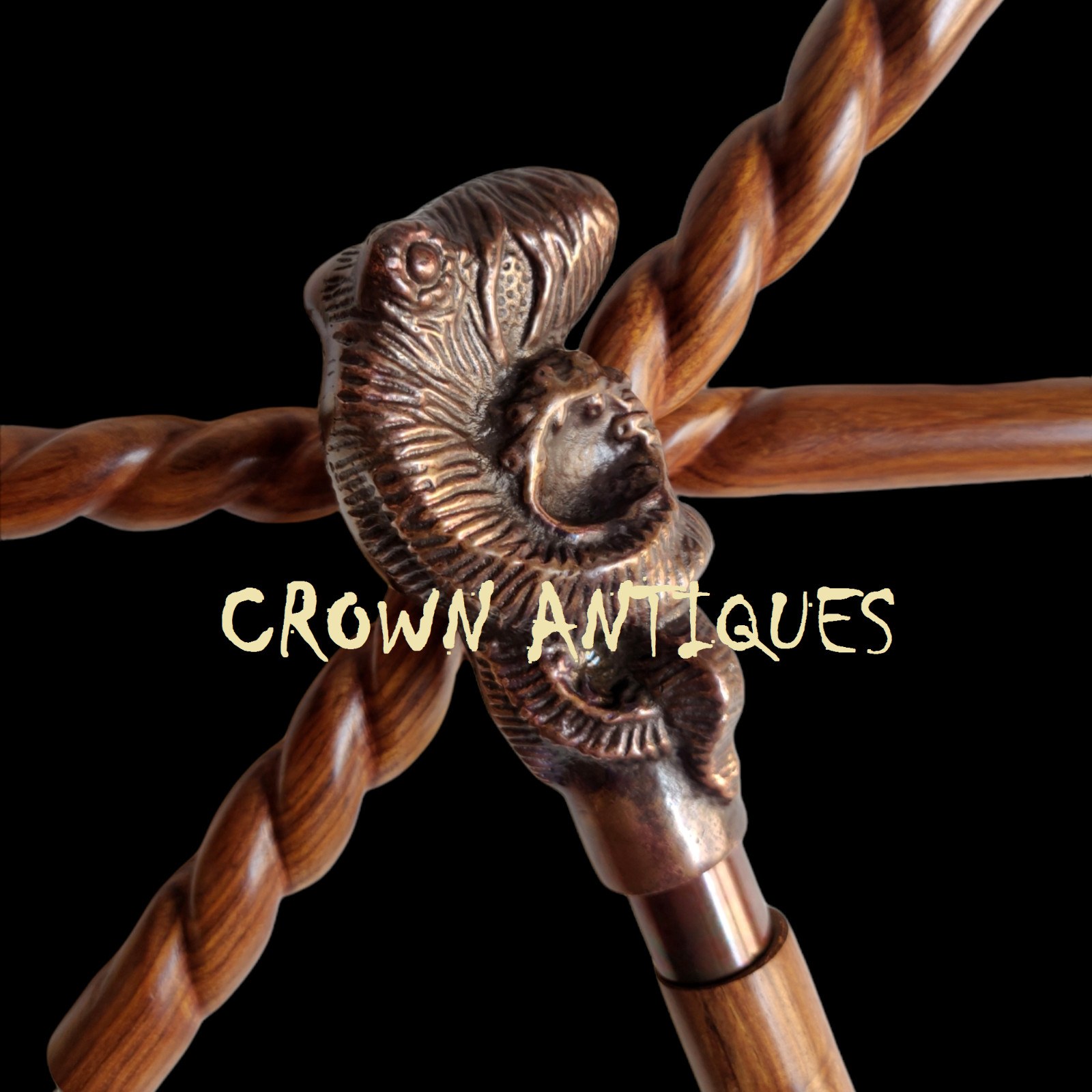 Elegant Designer Solid Brass Octopus Handle Handm… - image 1