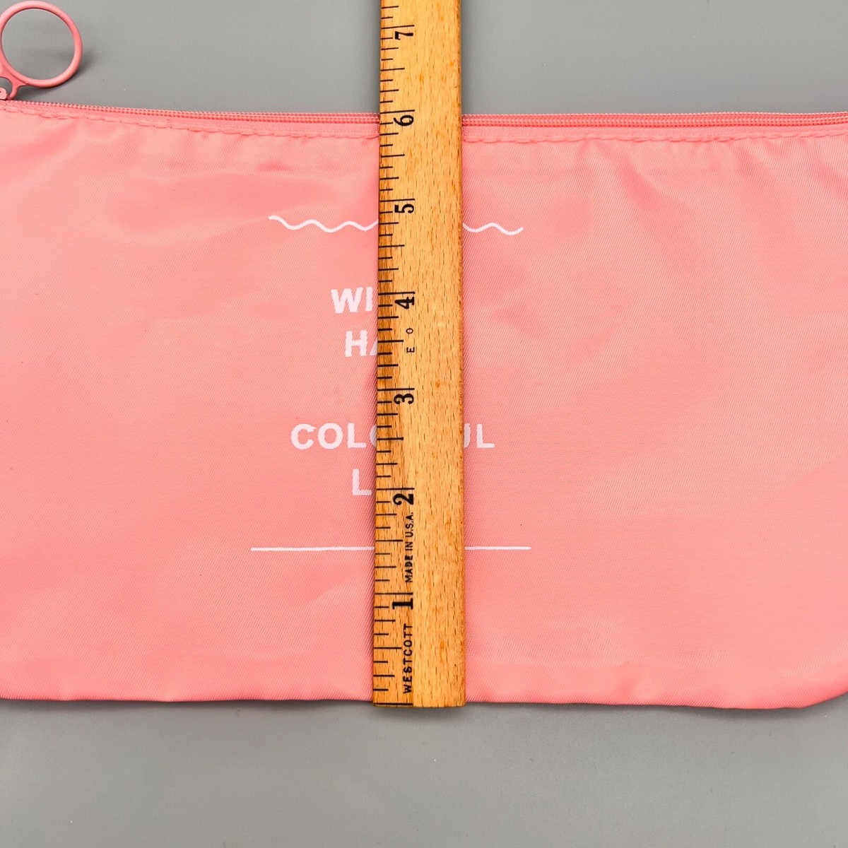 Zip Travel Pouch Pink Zip Travel Pouch Pink