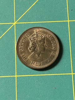 1955 Eastern Caribbean 1/2 Cent coin