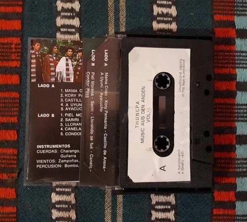 Thunupa - Bolivien - Musik Aus Den Anden Vol. I (Cass, Album) Indie Hun Like New - Picture 2 of 2