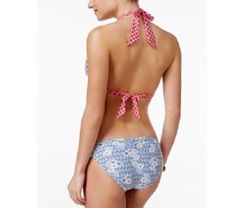 Profile Blush Bandana Small D-Cup Tri Bra & Size XS Bikini Brief Swimsuit NWT - Picture 6 of 16