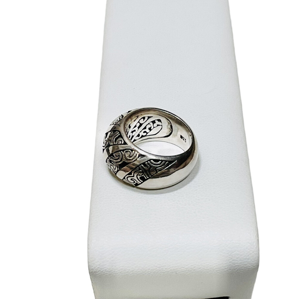 Brighton Sterling Silver Dome Ring Scroll Filigree Chunky Wide