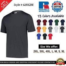 Russell Athletic Men's Dri-Power Core Performance Interlock T-Shirt 629X2M