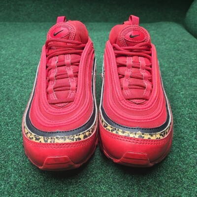 red nike air max 97 leopard