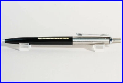 1994er Parker JOTTER Kugelschreiber Schwarz mit Werbefenster / Datumscode II - Bild 1 von 2