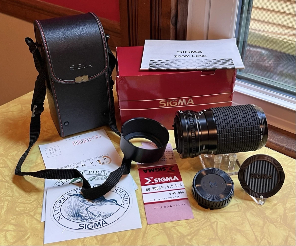 フィルムカメラ SIGMA 80-200mmレンズ付き Sigma 80-200mm Camera Zoom Lenses for sale | eBay