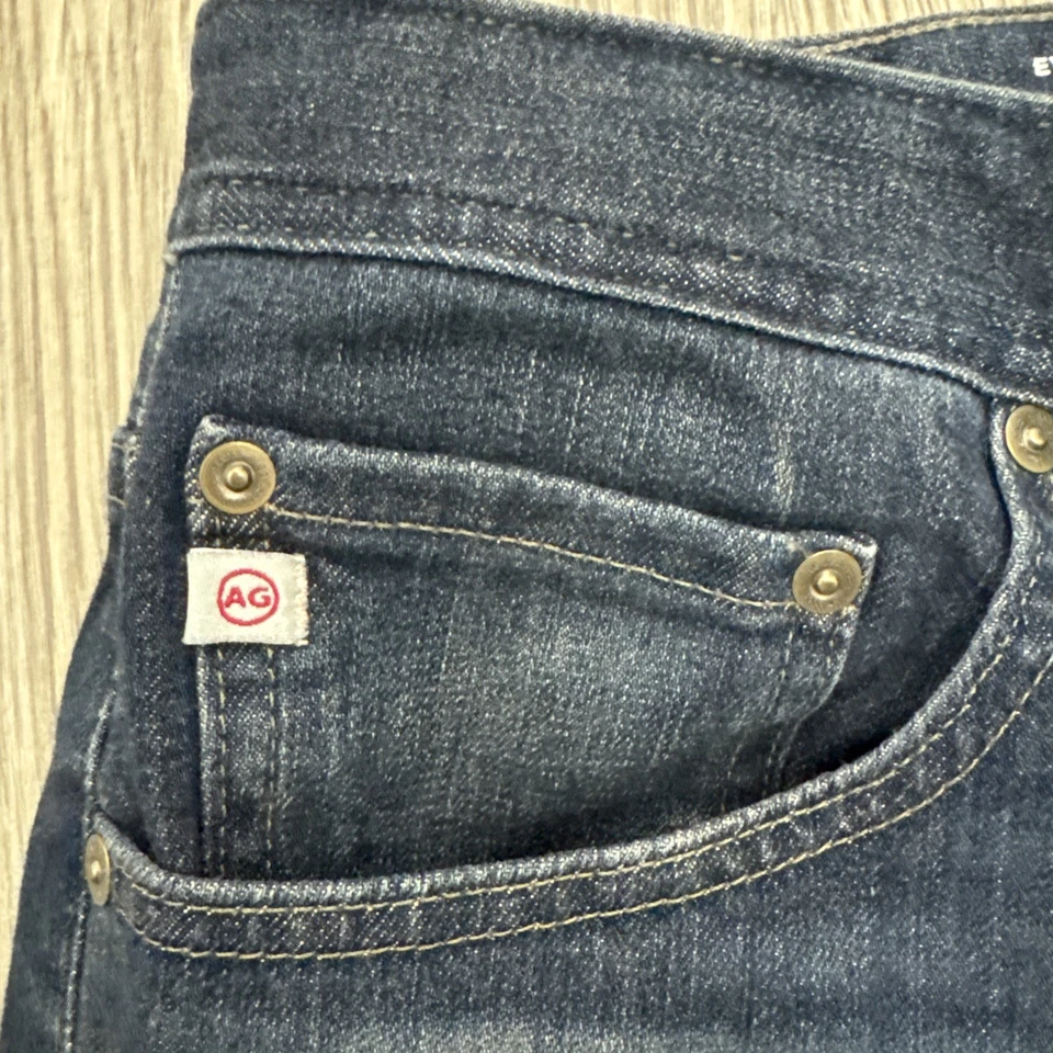 Pantalones de mezclilla AG Everett ajustados rectos 360 elásticos 36x34 - nunca usados, nuevos con etiquetas Foto 3 de 4