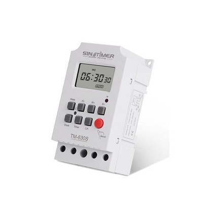 Programmable Weekly Timer Switch TM630S4 Digital Relay 7 Day 12 Volt 30A