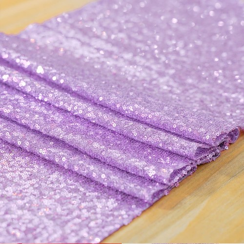 Runner da Tavolo Paillettes Lavanda 12 X 72 Pollici Confezione da 12 Paillettes Tavolo Rettangolare R... - Foto 2 di 9