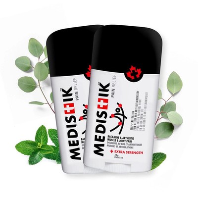 Medistik Extra Strength Dual Topical ANALGESIC Stick 58g Pack of 2