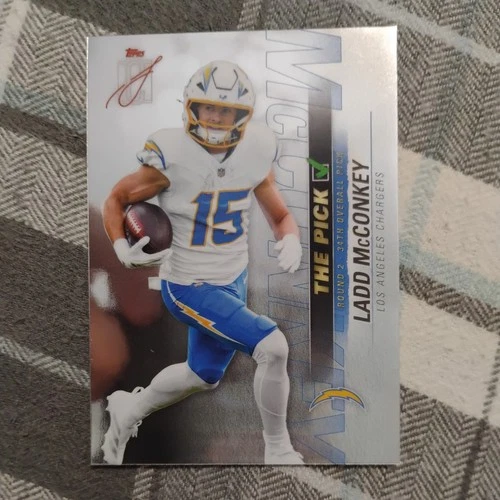2025 Topps Signature Ladd McConkey Base (RAW)