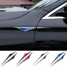 2 Piezas Pegatina Coche Puerta Lateral Guardabarros Borde Emblema Insignia Decoración Exterior Accesorios